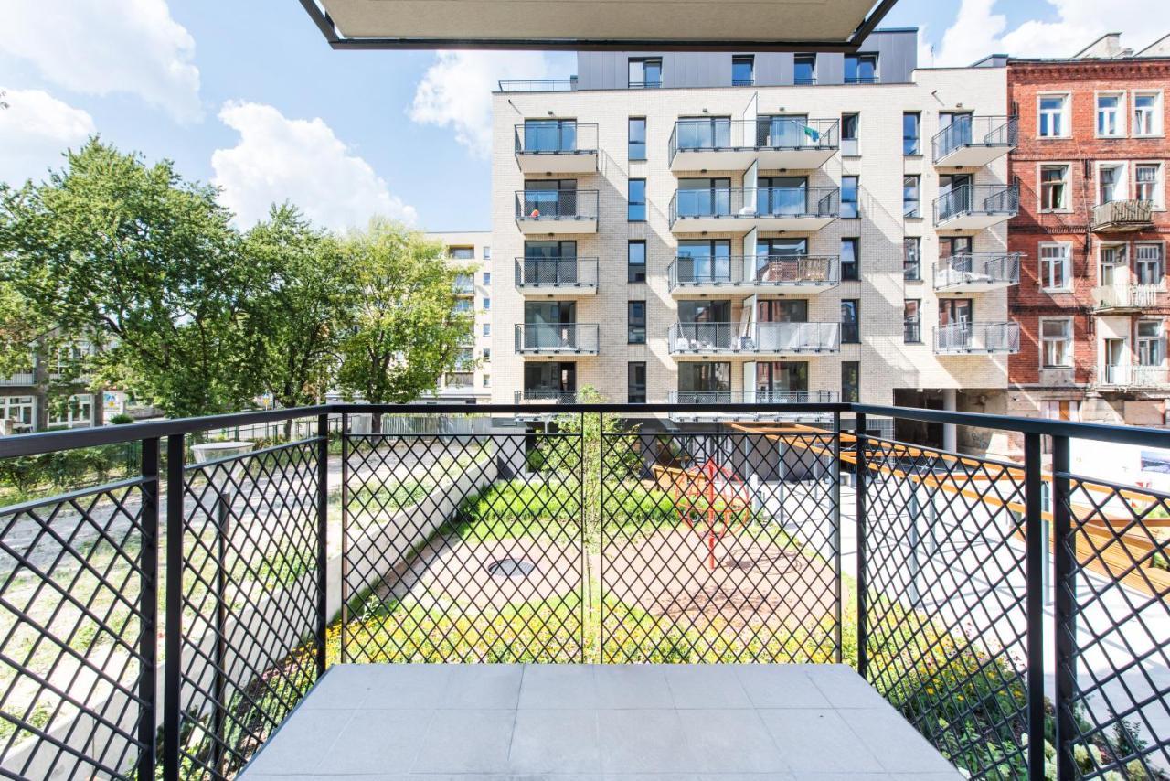 ורשה Superapart Stalowa 39 Modern Unit With Kitchen & Wifi מראה חיצוני תמונה